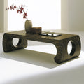 Salontafel van hout, kleur naturelbruin
